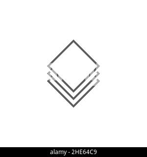 linea icona logo contruction isolato su sfondo bianco. Illustrazione Vettoriale