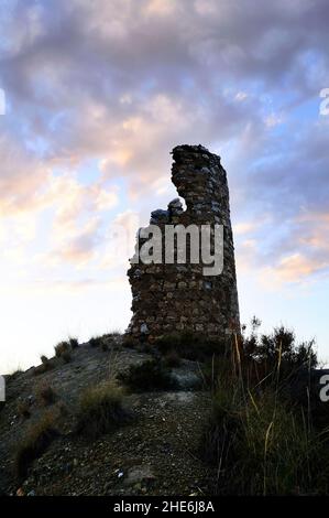 Torre dei Mori o Pigeoni a Fonelas, Granada. Foto Stock