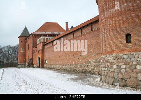 Castello di Tykocin, Tykocin, Voivodato Podlachian, Polonia Foto Stock