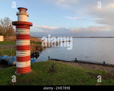 Altwarp am Stettiner Haff Foto Stock