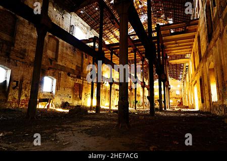 Edificio ruinoso dello zucchero di Guadix, Granada. Foto Stock