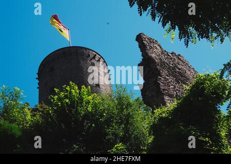 Godesburg Ruine, Bad Godesberg, NRW, Deutschland, Europa | rovine di Godesburg, Bad Godesberg, Renania settentrionale-Vestfalia, Germania, Europa Foto Stock