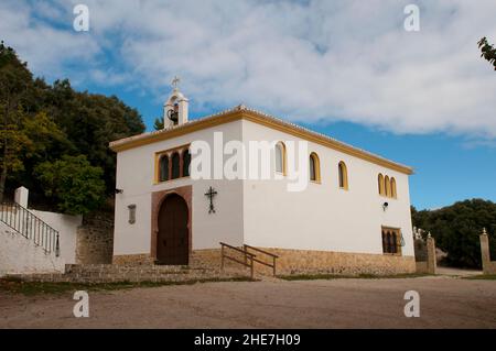 Eremo del Santuario della Virgen de la Cabeza de Huescar, Granada. Foto Stock