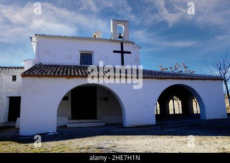 Eremo del Santuario della Virgen de la Cabeza de Huescar, Granada. Foto Stock