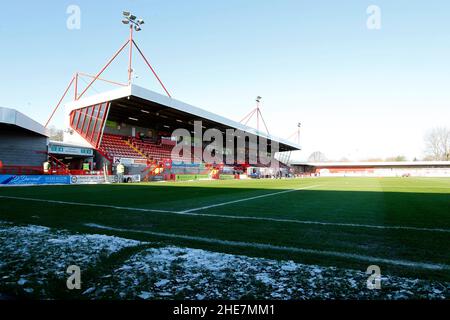 Londra, Regno Unito. 01st Feb 2018. CRAWLEY, Regno Unito, DICEMBRE 12: Una visione generale delle condizioni di ghiaccio durante Barclays fa Woman Super League tra Brighton e Hove Albion e Manchester United al People's Pension Stadium, crawly il 12th dicembre 2021 credito: Azione Foto Sport / Alamy Live News Foto Stock