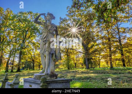 Schacky Park a Diessen am Ammersee, Baviera, Germania Foto Stock