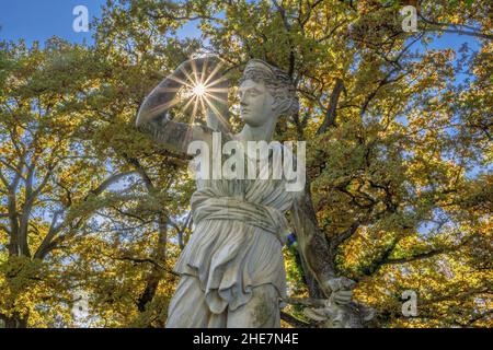 Schacky Park a Diessen am Ammersee, Baviera, Germania Foto Stock