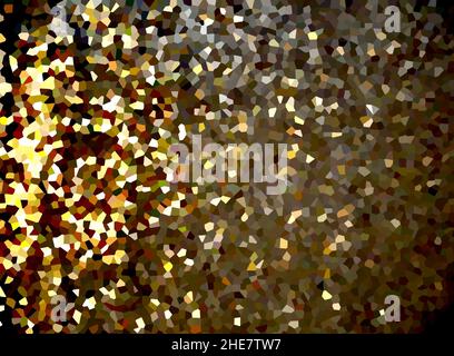 Sfondo colorato cristallizza astratto.colorato cristallizza sfondo astratto in crema di giallo morbido e tonalità arancio Foto Stock