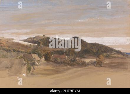 Samuel Palmer - colline sottomarine, vicino a Sevenoaks, Kent, dai terreni di J. Herries, Esq. Foto Stock