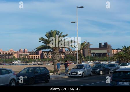 CRAN CANARIA, MELONERAS - 13 NOVEMBRE 2019: Hotel di lusso a Gran Canaria, Spagna. Famoso hotel di lusso a Gran Canaria, Spagna Foto Stock