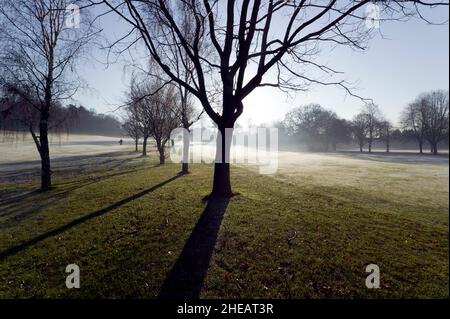 Il bellissimo campo da golf Beckenham Place Park, prima, Lewisham Council lo ha distrutto! Foto Stock