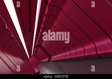 interno astronave Foto Stock