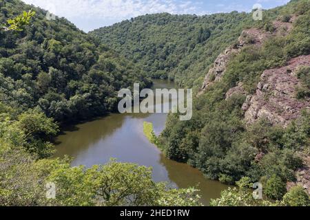 Francia, Tarn, Tanus, valle del Viaur, la cappella di Las Planques Foto Stock