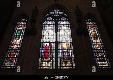 basilica di sainte-clotilde a parigi (francia) Foto Stock