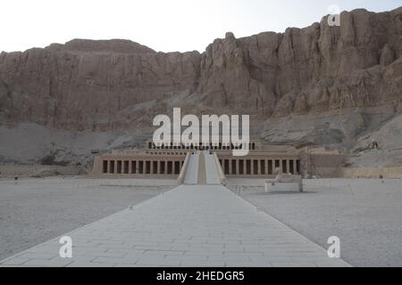 Tempio di Hatshepsut Foto Stock