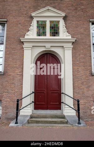 Antica porta storica al Museo Hermitage di Amsterdam Paesi Bassi 6-7-2019 Foto Stock