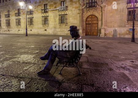 Cattedrale gotica di Leon. Castilla y Leon, Spagna Foto Stock