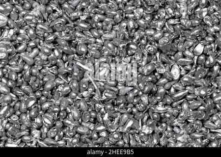 granuli di piombo per uso di fondo Foto Stock