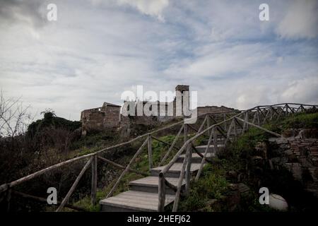 Milano, Italia. 5th Jan 2022. La Tuscia e l'alta Tuscia di Viterbo, l'antica terra degli Etruschi (Credit Image: © Carlo Vergani/Pacific Press via ZUMA Press Wire) Foto Stock