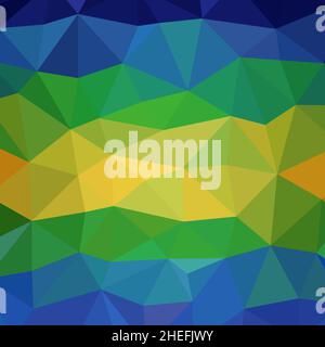 Forme geometriche vettoriali. Sfondo a mosaico colorato. Foto Stock