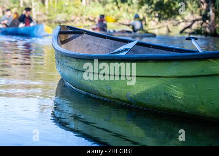 L'avventura sul fiume ti attende al Wekiwa Springs state Park di Apopka, Florida, vicino a Orlando. (USA) Foto Stock