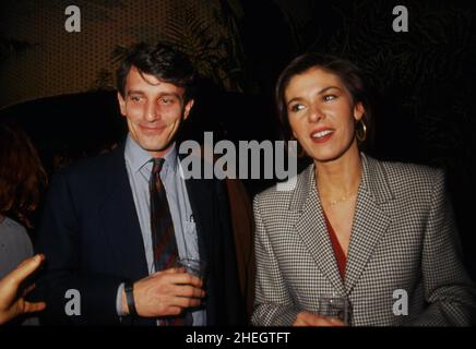 Archivia foto, . 03rd luglio 2019. BIANCA BERLINGUER CON DAVID SASSOLI (Marcellino Radogna/Giacominofoto/Fotogramma, ROMA - 1995-05-14) ps la foto può essere utilizzata nel rispetto del contesto in cui è stata scattata, E senza l'intento diffamatorio del decoro delle persone rappresentate (ARCHIVIO FOTOGRAFICO - 2019-07-03, Marcellino Radogna/Giacominofo) ps la foto può essere utilizzata nel rispetto del contesto in cui è stata scattata, e senza l'intento diffamatorio del decoro delle persone rappresentate credito: Agenzia fotografica indipendente/Alamy Live News Foto Stock