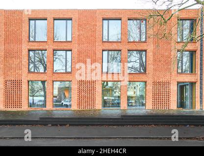 L'edificio Dorothy Garrod all'università di Newnham, un'università esclusivamente femminile, all'università di Cambridge, Inghilterra. Foto Stock