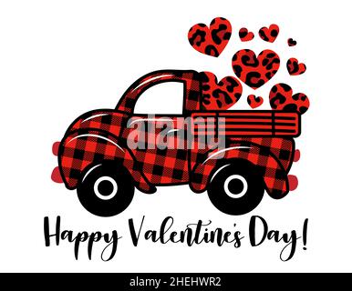 Buon San Valentino! - frase di Calligraphy per Natale. Lettere per le cartoline di auguri di Natale, inviti. Ideale per t-shirt, tazza, regalo, stampatrice Illustrazione Vettoriale