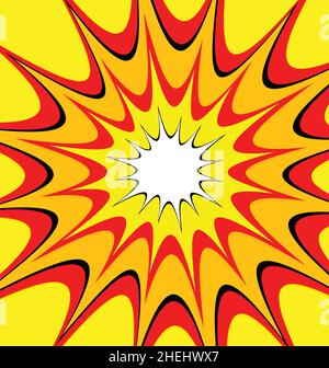 elemento immagine vettoriale esplosione comica Illustrazione Vettoriale