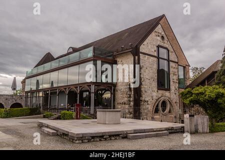 LUBIANA, SLOVENIA - 13 MAGGIO 2019: Edifici del castello di Lubiana, Slovenia Foto Stock