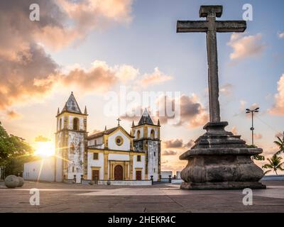 La città coloniale di Olinda in PE, Brasile. Foto Stock