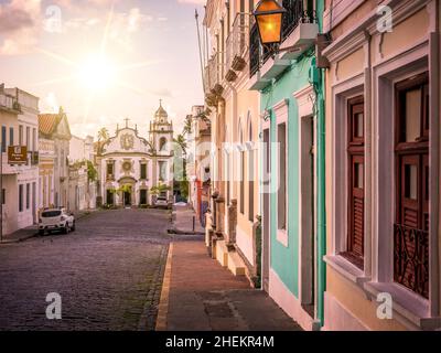 La città coloniale di Olinda in PE, Brasile. Foto Stock