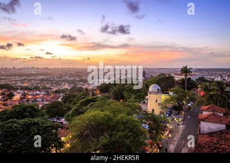 La città coloniale di Olinda in PE, Brasile. Foto Stock