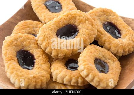 torte di biscotti al mirtillo Foto Stock