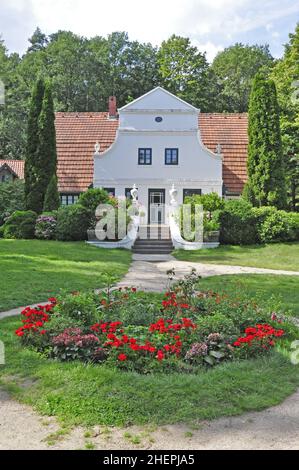 Barkenhoff, Villa Bianca a Worpswede, Germania, bassa Sassonia, Worpswede Foto Stock