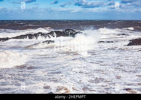 ArisaigLighthouse Liverpool in Nova Scotia Canada Foto Stock