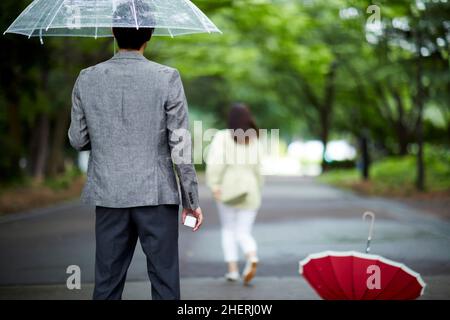 L'uomo giapponese è stato rifiutato Foto Stock