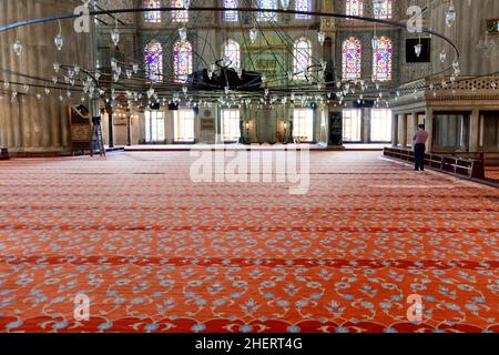 Moschea Fatih, Fatih Camii, Moschea Conqueror, quartiere Fatih, Istanbul, Parte europea, Turchia Foto Stock