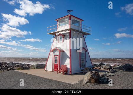 ArisaigLighthouse Liverpool in Nova Scotia Canada Foto Stock