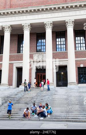 Università di Harvard a Cambridge, ma, USA. Foto Stock