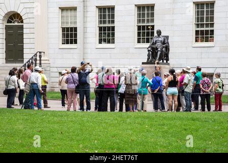 Università di Harvard a Cambridge, ma, USA. Foto Stock