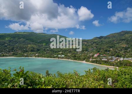 Anse Boileau Beach e Bay West Coast Mahe Island Seychelles Foto Stock