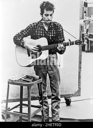 BOB DYLAN Foto promozionale del cantante folk americano circa 1965 Foto Stock