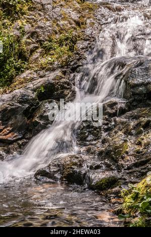 Bella cascata naturale nel Parco Nazionale Foto Stock