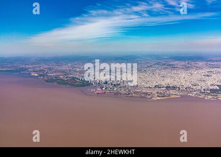 Antenna di skyline di BuenosAires Foto Stock