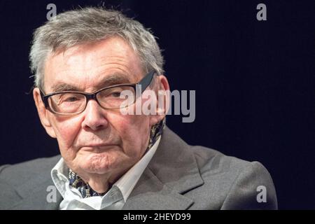 Marian Turski, giornalista polacco, Holokaust e campo di concentramento nazista tedesco KL Auschwitz-Birkenau sopravvissuto © Wojciech Strozyk / Alamy Stock Photo Foto Stock