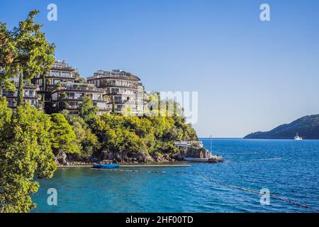 Budva, Montenegro - 25 settembre 2021. Complesso di appartamenti Dukley Gardens a Budva, Montenegro Foto Stock
