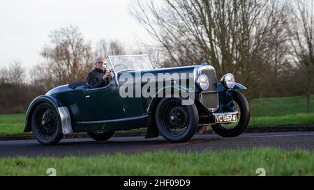 Auto d'epoca Alvis 1931 Foto Stock