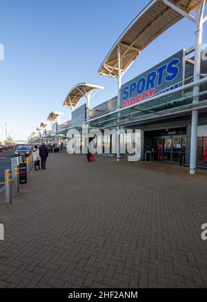 Negozi allo Straiton Retail Park, Edimburgo, Scozia, Regno Unito Foto Stock