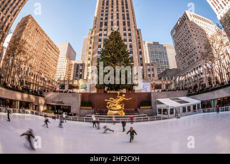 Il Rockefeller Center Foto Stock